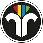 Referenzkunden: Logo Firma "Die Zweite Post" Logo von "Die Zweite Post" mit stilisiertem P und geschwungener Linie.